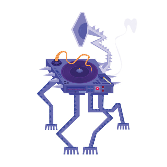 The Walking LP Player